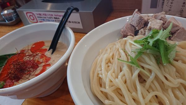 「冷し担々つけそば」@つけ麺二代目いさおの写真