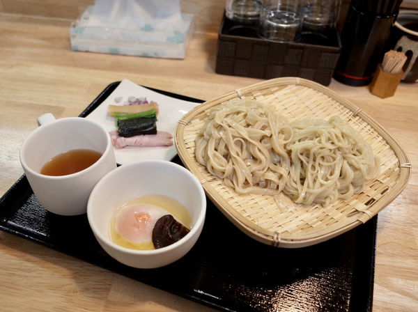 「二色のざる中華…1200円‬」@ガチ麺道場の写真