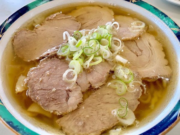 「ハーフ&ハーフチャーシュー麺」@佐野らーめん 麺龍の写真
