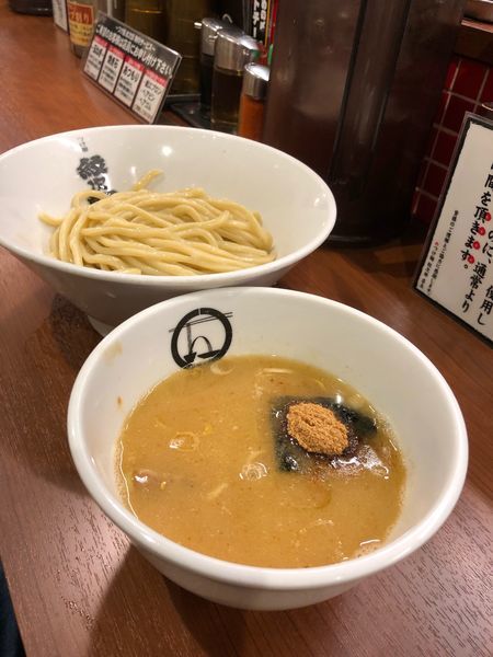 「つけ麺 Bセット」@つけ麺 紋次郎 大阪駅前第二ビル店の写真