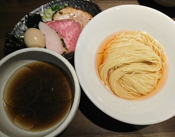 「特製伊勢海老細つけ麺(塩)1100円」@つけ麺 一燈の写真