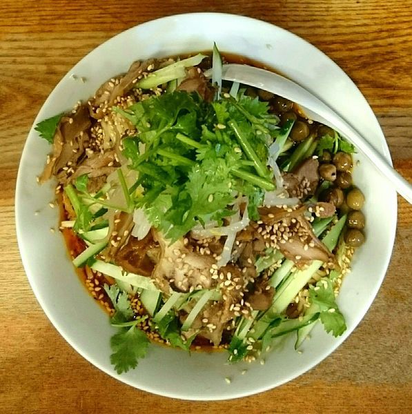「四川棒棒鶏の冷やし中華【限定】」@渡なべの写真