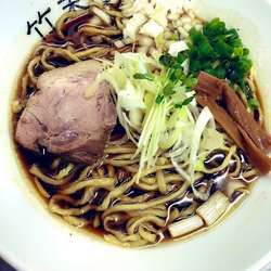 黒醤油煮干しそば