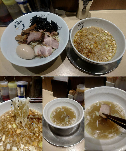 「『特つけ麺(￥1050)』を中油で…」@麺工 豊潤亭の写真
