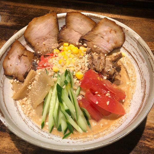 「ゴマ香る冷やし中華」@麺屋ことぶきの写真