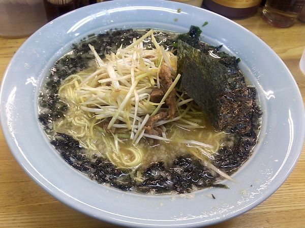 「岩のりネギラーメン中盛」@ラーメンショップ 129厚木関口店の写真