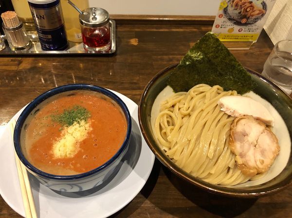 「鶏トマトつけ麺 中盛り」@活龍 期間限定麺処 みつきの写真