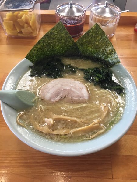「正油ラーメン＋半ライス」@ラーメンショップ 足利50号店の写真