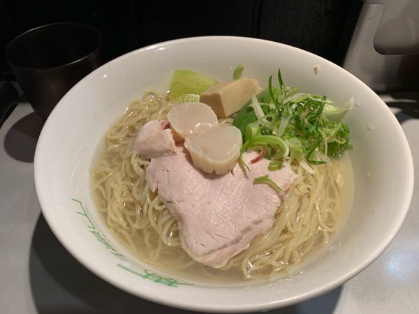 「三種貝出汁と夏野菜の冷たい潮蕎麦」@中華蕎麦 瑞山（ZUIZAN）の写真