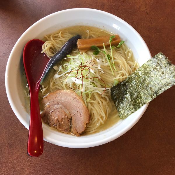 「魚介塩ラーメン 大盛」@らーめん元気の写真