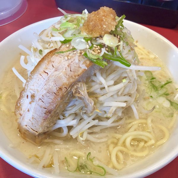 「バカ馬塩ラーメン（中 200g，ニンニク少なめ）」@らー麺 つけ麺 おぐりの写真