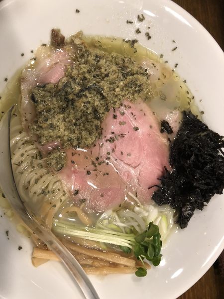 「牡蠣塩らぁ麺 春よ恋小麦麺140g 650円」@Soupmenの写真