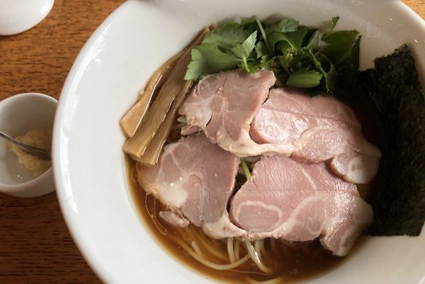 「冷しあごそば  1日約15食」@中華そば 田家 本店の写真