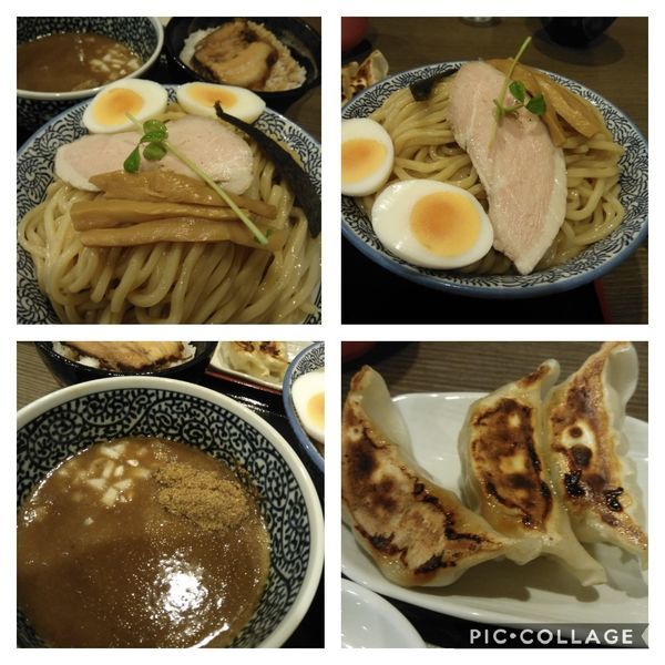 「【時間限定セット】つけ麺+ミニチャーシュー丼+餃子3個+特盛」@麺処 いぐさの写真