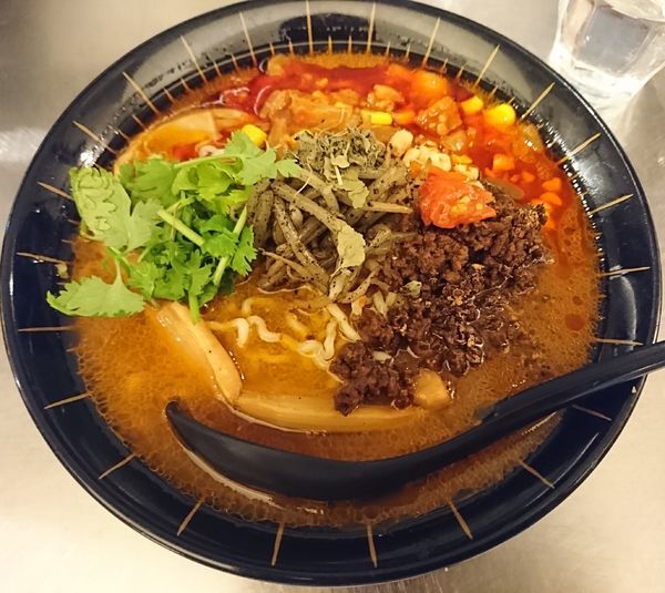 「冷しヴィーガン味噌スパイスらぁめん(980円)」@スパイスらぁめん釈迦の写真