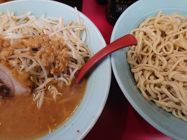 「つけ麺 中盛(麺300g)」@立川マシマシ 足利総本店の写真