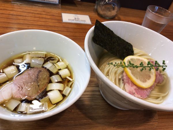 「昆布水醤油つけそば」@アメノオトの写真