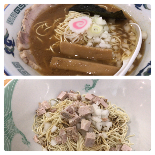 「肉入り中華そばと和え玉」@ツバメヤの写真