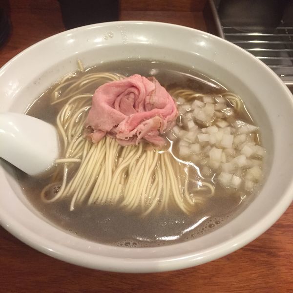 「煮干し蕎麦  牡蠣の和え玉」@麺処 にぼし香 横浜店の写真