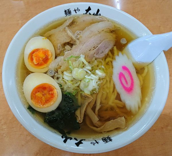 「味玉らーめん」@青竹手打ちラーメン 麺や大山の写真