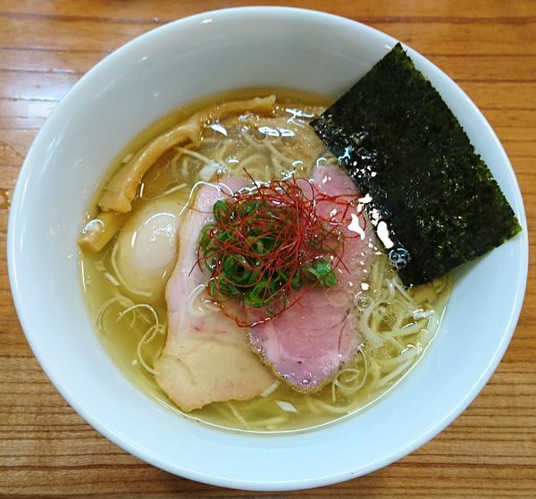 「味玉塩そば」@アメノオトの写真