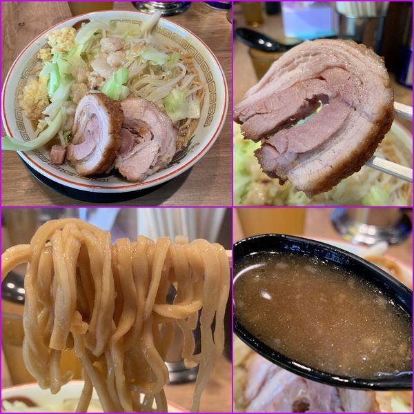 「小ラーメン¥780（麺硬め・ニンニク・アブラ）」@豚山 元住吉店の写真