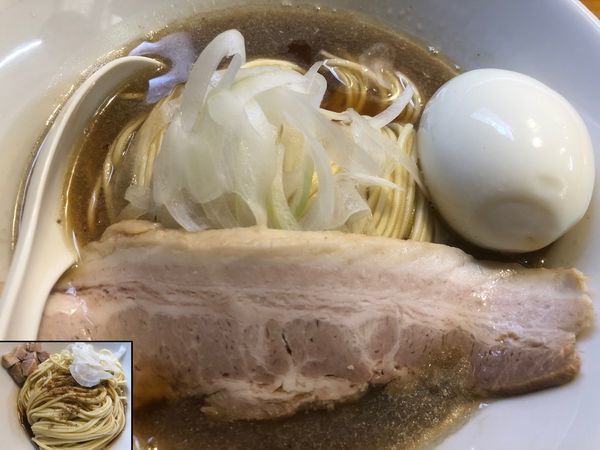 「中華ソバ＋味玉＋和え玉」@煮干中華ソバ イチカワの写真