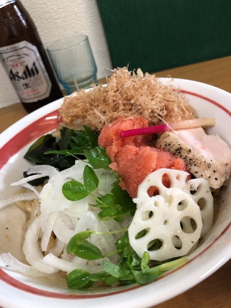 「【限定】明太粒子和え蕎麦Ｓ（明太増量+タルタル）2000円」@MENYA 食い味の道有楽の写真