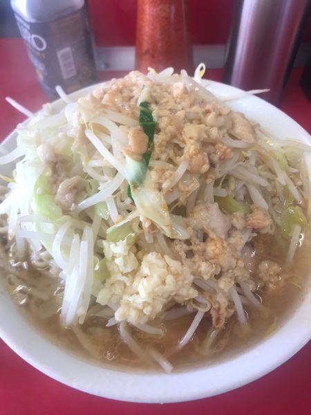 「大ラーメン・全マシ（ニンニクだけちょっと）」@ラーメン二郎 湘南藤沢店の写真