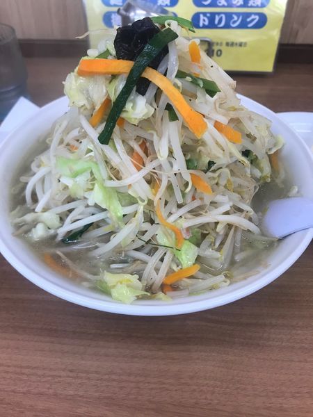 「タンメン（大盛）」@らーめん まるともの写真