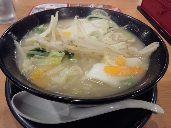 「1日分の野菜のベジ塩タンメン700円」@ガスト 荒川町屋店の写真