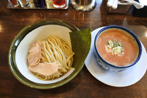「【限定】鶏トマトつけめん￥９２０」@活龍 期間限定麺処 みつきの写真