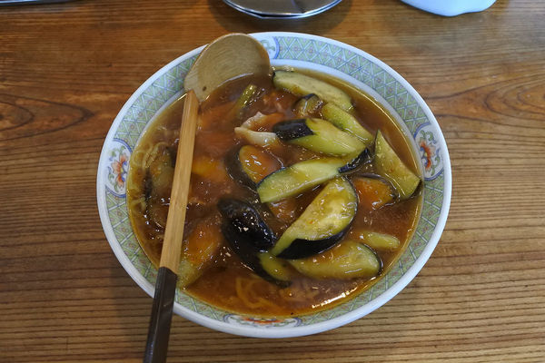 「なすらーめん￥８５０」@中華料理 ら～めんまるいの写真