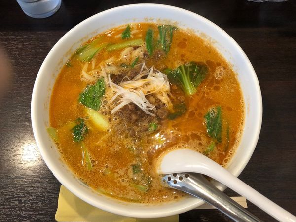 「濃厚肉味噌坦々麺」@Chinese restaurant けいらくの写真