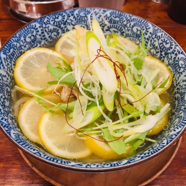 「【限定】冷やしレモン麺 半麺 900」@麺屋 空海 海浜幕張店の写真