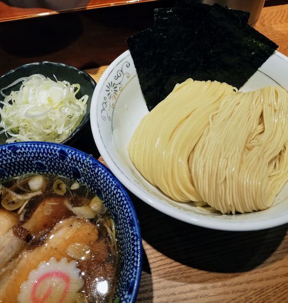 「特製清湯つけそば､ねぎ」@つけそば 神田勝本の写真