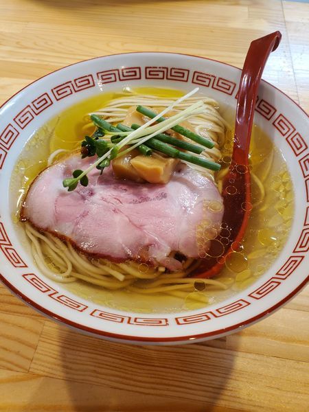 「(竹)中華そば　白醤油」@自家製麺 くろ松の写真