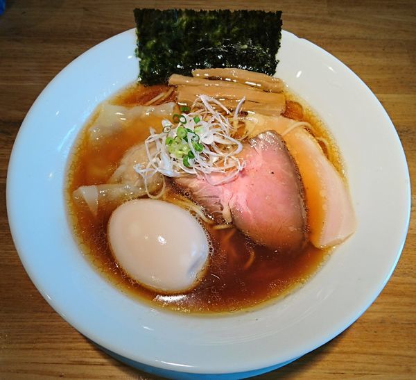 「味玉醤油そば」@らーめん専門 うしおととりの写真