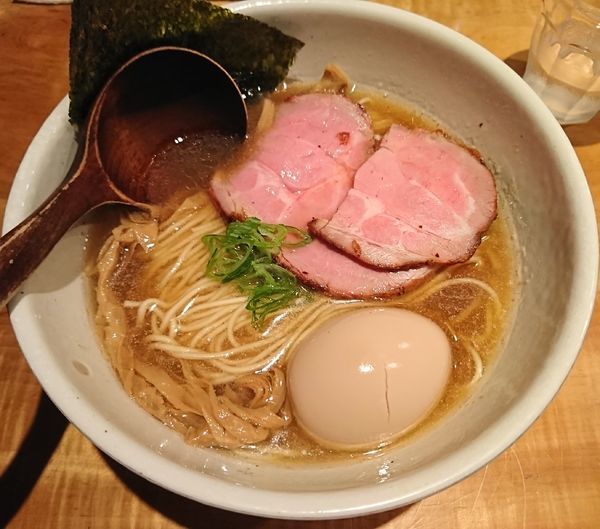 「味玉そば(900円)」@中華蕎麦 蘭鋳の写真