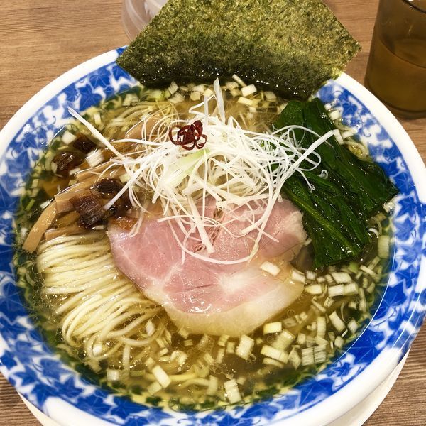 「黄金の塩ラーメン＋生ビール」@凌駕 IDÉAの写真