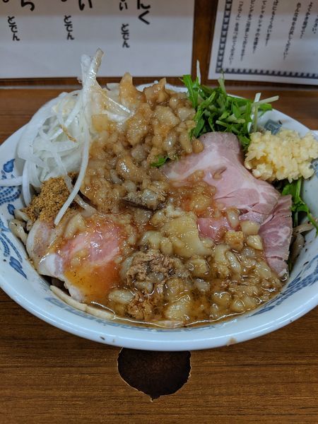 「【お盆限定】冷やし梅油そば」@ラーメンの店 どでん 北浦和店の写真