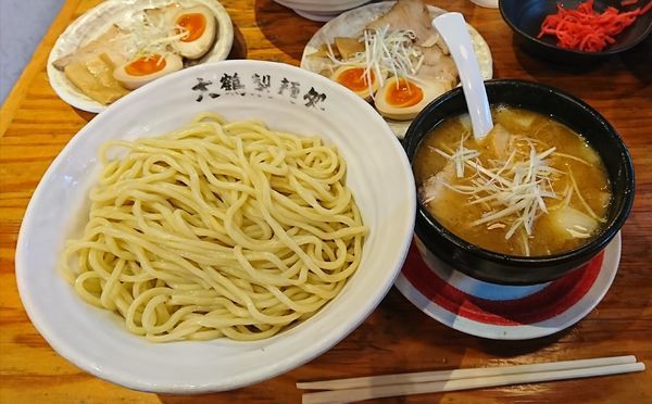 「こいつけ(400) 全部トッピング」@大鶴製麺処 謹製 親富孝の写真