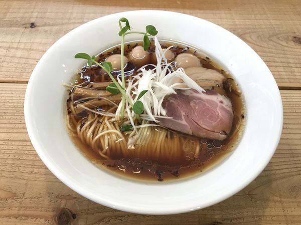 「kiri soba 醤油 + 和え玉 白醤油」@The Noodles & Saloon Kiriyaの写真