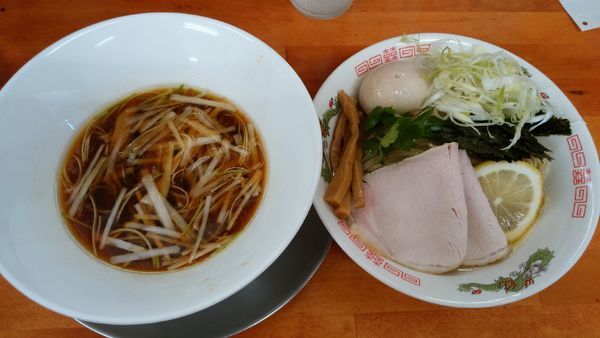 「【限定】今日の昆布水つけ麺¥990-+神志トッピング¥280」@栃木中華そば 神志の写真