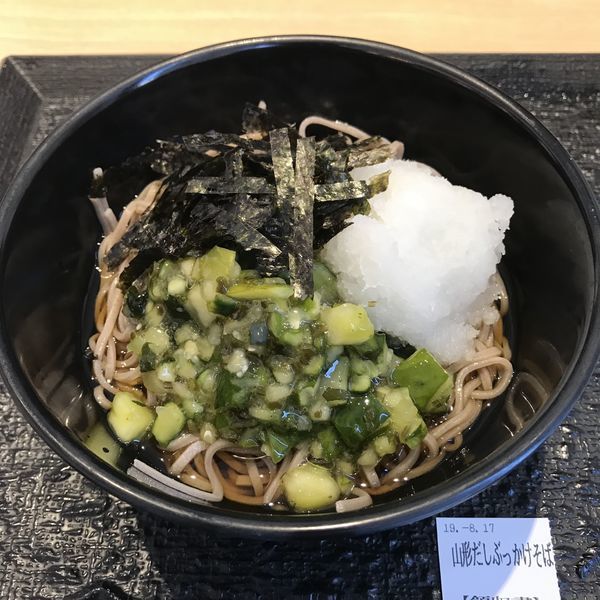 「山形だしぶっかけそば（￥380）」@松のや 武蔵新田店の写真