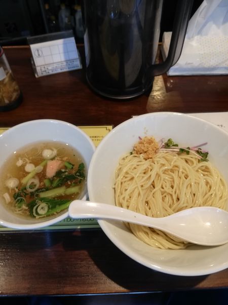 「塩生姜つけ麺　950円」@塩生姜らー麺専門店MANNISHの写真
