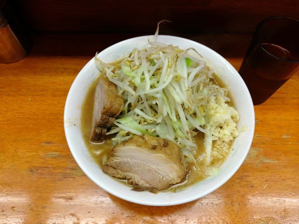 「小ラーメン（ニンニク）」@ラーメン二郎 立川店の写真