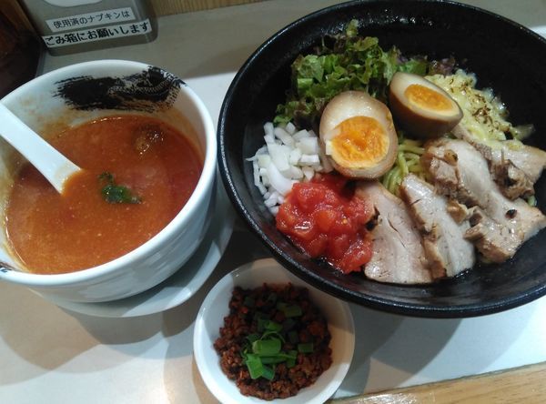 「（限定）トマトとチーズのジェノベーゼまぜつけめん¥980」@麺屋 扇 SENの写真