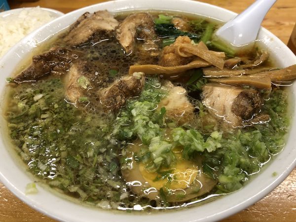 「チャーシューメン＋半パーコー＋半ライス」@珉珉の写真