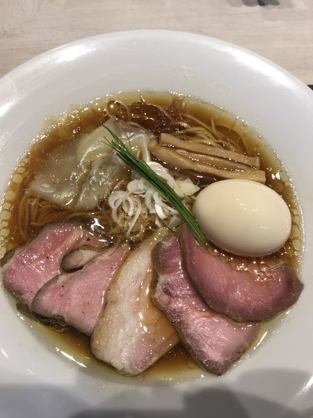 「特製醤油」@宍道湖しじみ中華蕎麦 琥珀 東京本店の写真